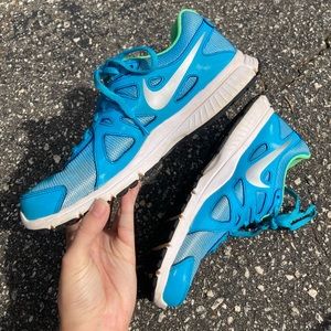 Nike blue and neon green, excellent condition